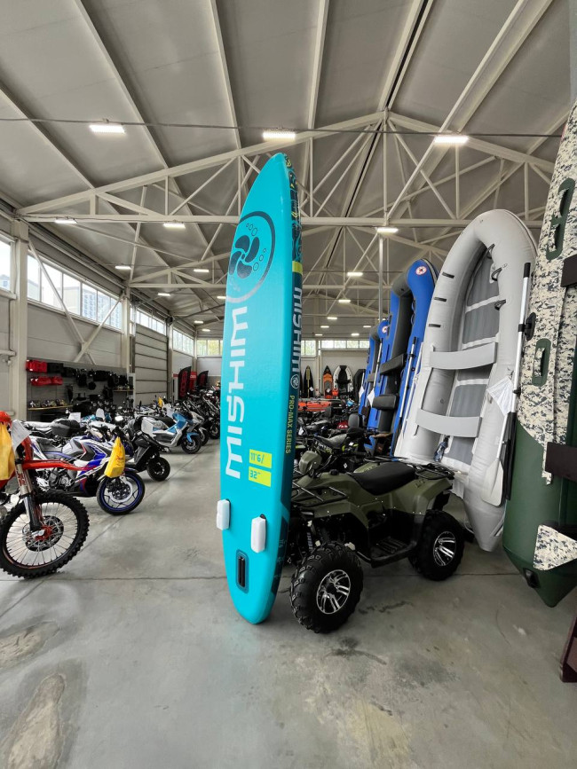 SUP (САП) Доска MISHIMO PRO-MAX Light Teal 12,6’ (385см)