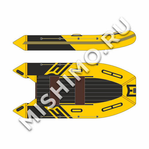Лодка MISHIMO RIVER JET 410 под водомет