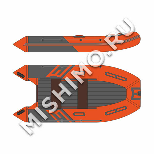 Лодка MISHIMO RIVER JET 430 под водомет